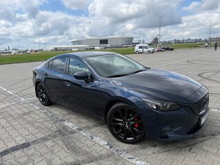 2015 Mazda 6 III (GJ) Рестайлинг, синий, 1900000 рублей, вид 5