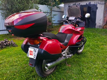 2001 Honda NT650V Deauville, красный, 360000 рублей, вид 4