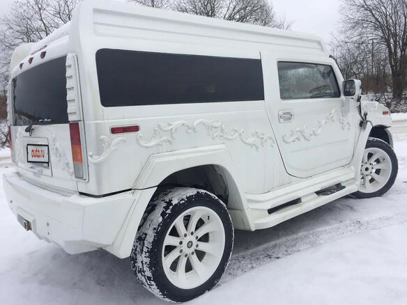 2007 Hummer H2 I, белый - вид 1