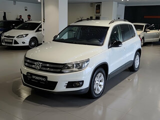 2014 Volkswagen Tiguan I Рестайлинг, белый, 1150000 рублей, вид 1