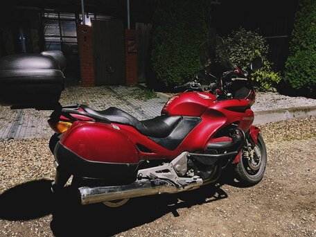 2001 Honda NT650V Deauville, красный, 370000 рублей, вид 2