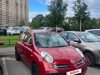 2006 Nissan Micra III (K12), пурпурный, 390000 рублей, вид 3