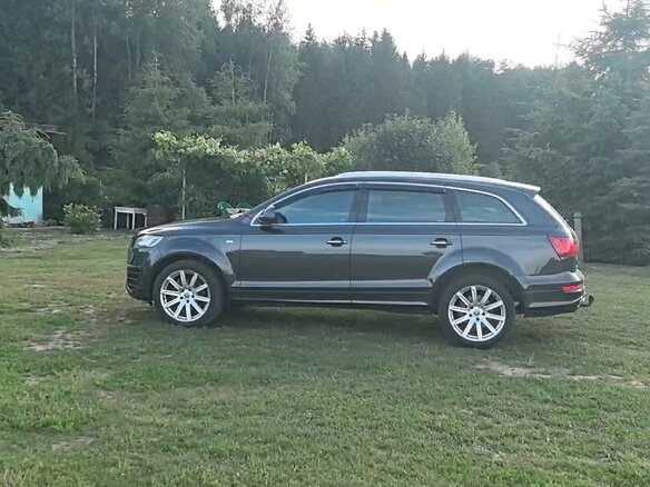 2014 Audi Q7 I (4L) Рестайлинг, чёрный, 2380000 рублей - вид 9