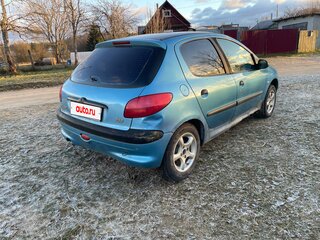 2001 Peugeot 206, синий, 130000 рублей, вид 3