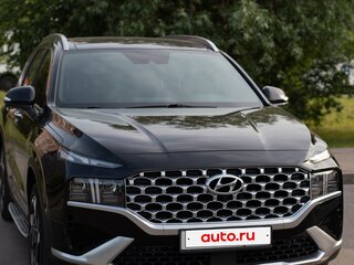2020 Hyundai Santa Fe IV Рестайлинг, чёрный, 4900000 рублей, вид 3