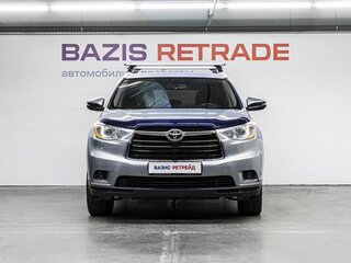 2014 Toyota Highlander III (XU50), серебристый, 2830000 рублей, вид 2