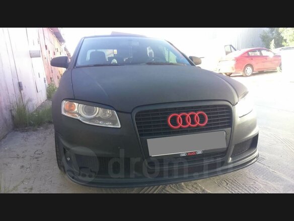 2007 Audi A4 III (B7), чёрный, 700000 рублей - вид 2
