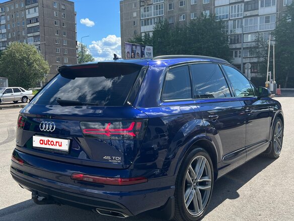 2019 Audi Q7 II (4M), синий, 4900000 рублей - вид 3