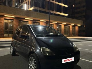2000 Mercedes-Benz A-Класс 160 I (W168), чёрный, 400000 рублей, вид 2