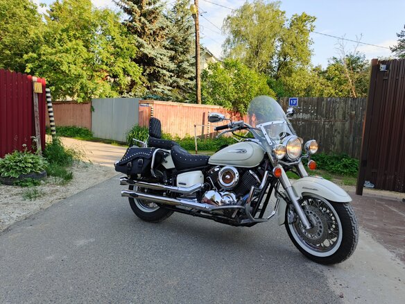 2001 Yamaha XVS650 Drag Star, белый, 666000 рублей - вид 6
