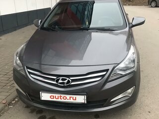 2015 Hyundai Solaris I Рестайлинг, серый, 1250000 рублей, вид 1