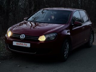 2011 Volkswagen Golf VI, красный, 860000 рублей, вид 1