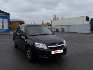 2014 Lada (ВАЗ) Granta I, чёрный, 400000 рублей, вид 2