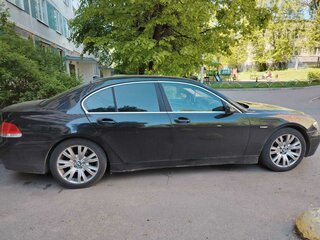 2002 BMW 7 серии 735i IV (E65/E66), чёрный, 1000000 рублей, вид 2