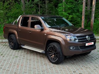 2013 Volkswagen Amarok Double Cab full-time I, коричневый, 2300000 рублей, вид 4