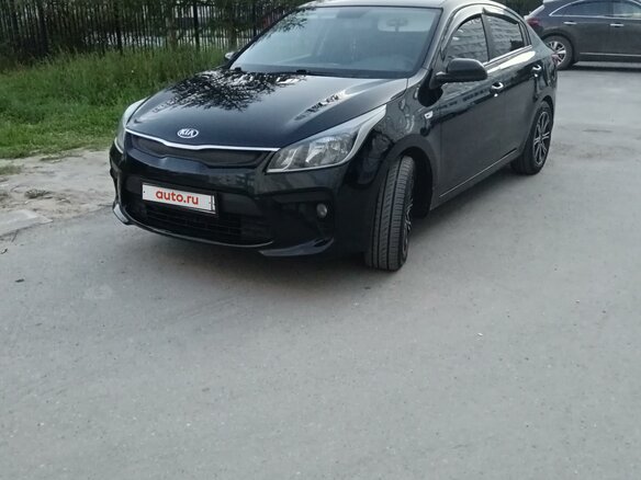 2017 Kia Rio IV, чёрный, 1400000 рублей