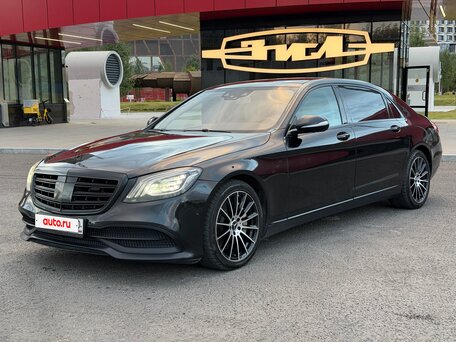 2017 Mercedes-Benz Maybach S-Класс 450 I (X222) Рестайлинг, чёрный, 3350000 рублей, вид 1