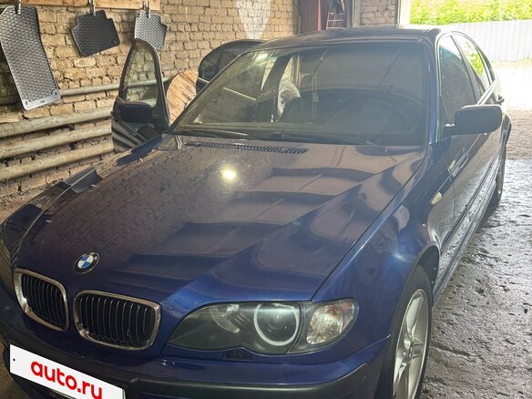 2003 BMW 3 серии 320i IV (E46) Рестайлинг, синий, 850000 рублей