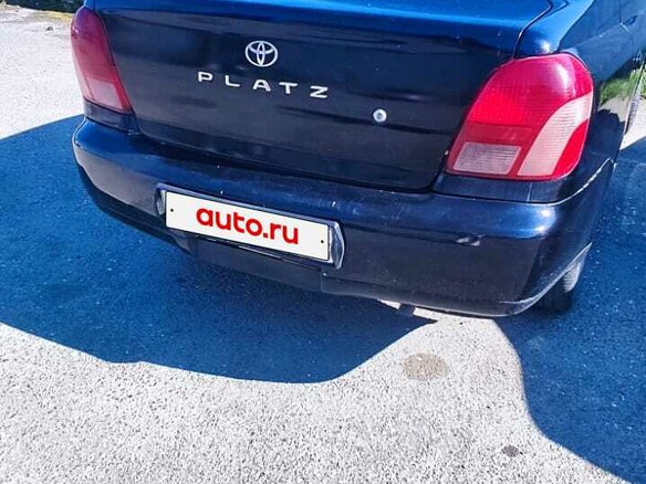 2001 Toyota Platz, чёрный, 270000 рублей - вид 3