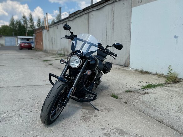 2008 Yamaha XV 1700 Warrior, чёрный, 750000 рублей - вид 2