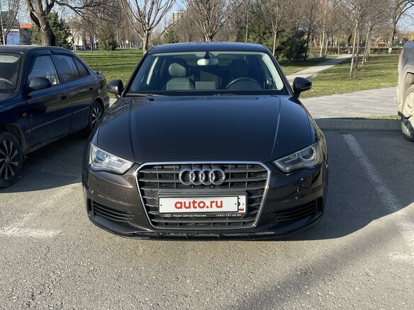 2014 Audi A3 III (8V), коричневый, 1300000 рублей