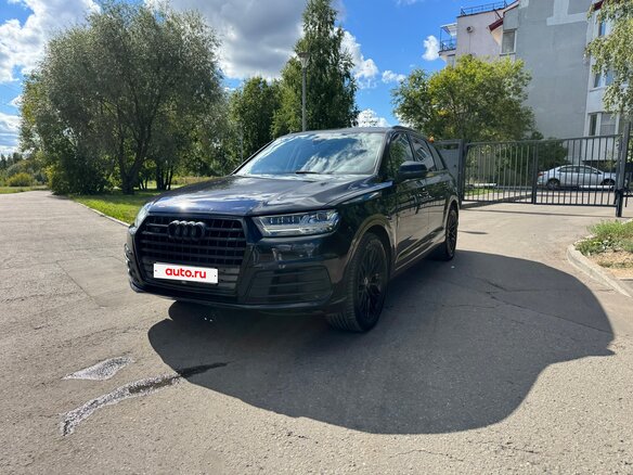 2017 Audi Q7 II (4M), чёрный, 3100000 рублей - вид 2