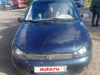 2007 Lada (ВАЗ) Kalina I, синий, 110000 рублей, вид 3