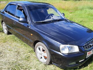 2008 Hyundai Accent ТагАЗ II, чёрный, 685000 рублей, вид 1
