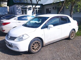 2008 Nissan Tiida Latio I, белый, 390000 рублей, вид 1