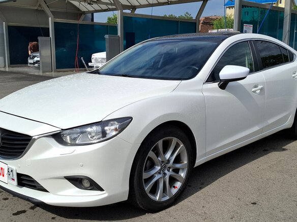 2014 Mazda 6 III (GJ), белый, 1800000 рублей