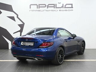 2016 Mercedes-Benz SLC 200 I (R172), синий, 2879900 рублей, вид 4