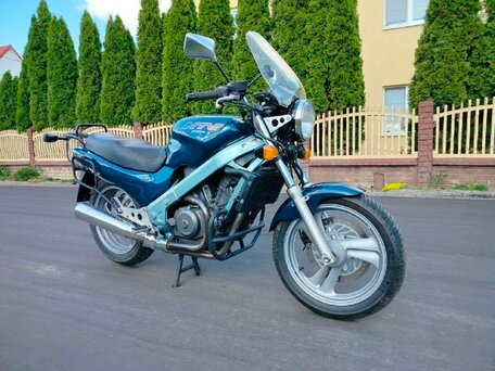 1996 Honda NTV 650, синий, 350000 рублей, вид 1