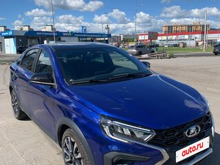 2025 Lada (ВАЗ) Vesta Cross I Рестайлинг (NG), синий, 1610000 рублей, вид 4