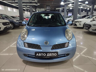 2008 Nissan Micra III (K12), голубой, 539000 рублей, вид 2