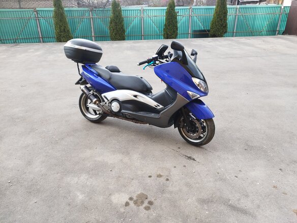 2007 Yamaha TMAX, синий, 410000 рублей