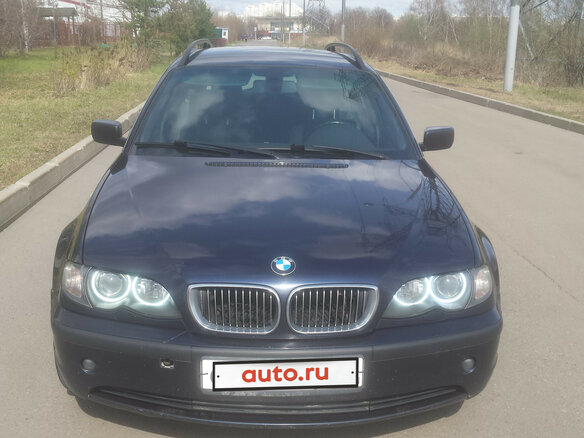 2004 BMW 3 серии 320i IV (E46) Рестайлинг, синий - вид 1