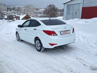 2015 Hyundai Solaris I Рестайлинг, белый, 1193000 рублей, вид 4