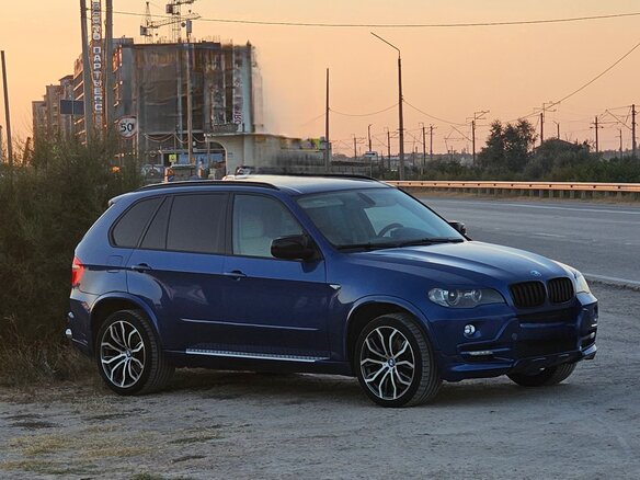 2007 BMW X5 3.0si II (E70), синий, 1700000 рублей