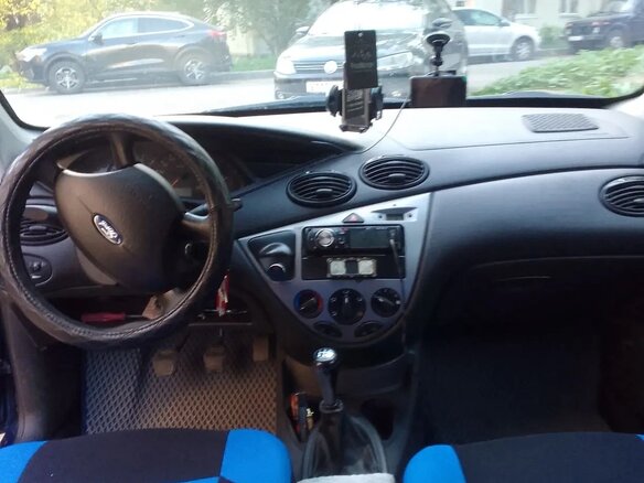 2002 Ford Focus I Рестайлинг, синий, 150000 рублей - вид 5