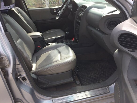 2008 Hyundai Santa Fe, серебристый - вид 3