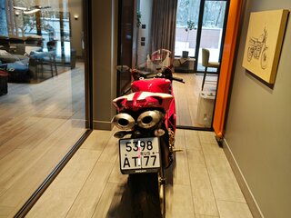 2008 Ducati 1098, красный, 1000000 рублей, вид 2
