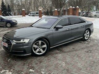 2019 Audi A8 Long 45 TDI IV (D5), серый, 4550000 рублей, вид 2