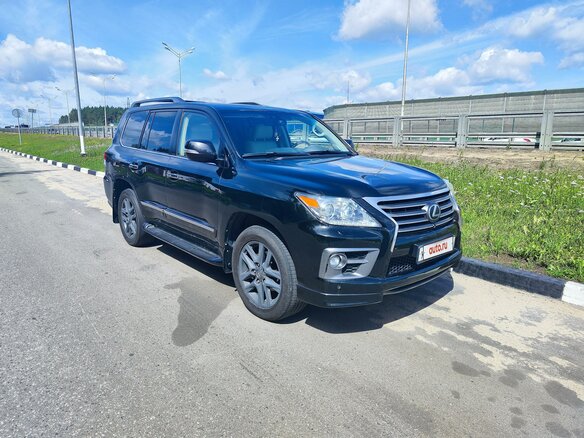 2013 Lexus LX 570 III Рестайлинг, чёрный, 4450000 рублей - вид 1