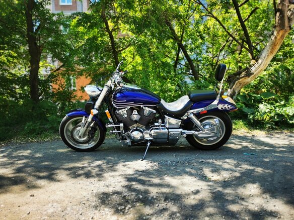 2002 Honda VTX 1800, синий, 870000 рублей - вид 7