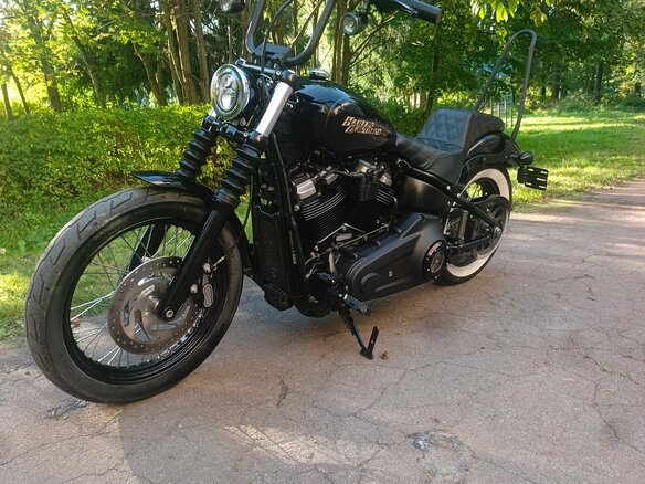 2019 Harley-Davidson Street Bob, чёрный, 899000 рублей - вид 7