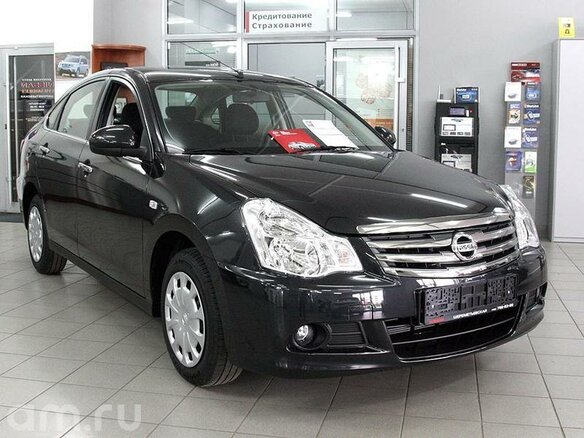 2014 Nissan Almera III (G15), чёрный