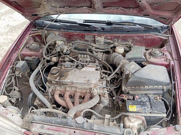 1998 Mitsubishi Carisma I, красный, 89999 рублей - вид 9