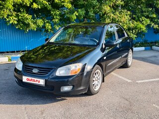 2008 Kia Cerato I Рестайлинг, чёрный, 490000 рублей, вид 1