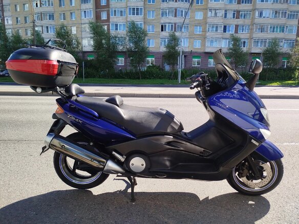 2006 Yamaha TMAX, синий, 400000 рублей