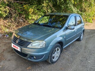 2012 Renault Logan I Рестайлинг, синий, 485000 рублей, вид 2